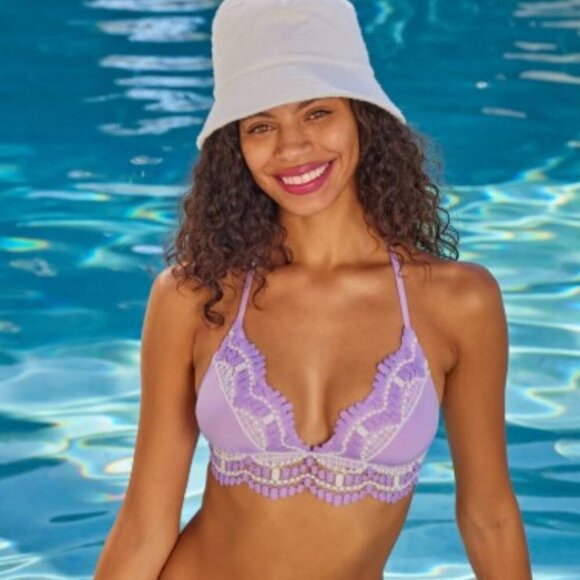 Delilah Halter Top – Iris – Size L (D-Cup) – NWOT - Picture 1 of 6